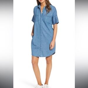 Madewell Denim Shift dress size S